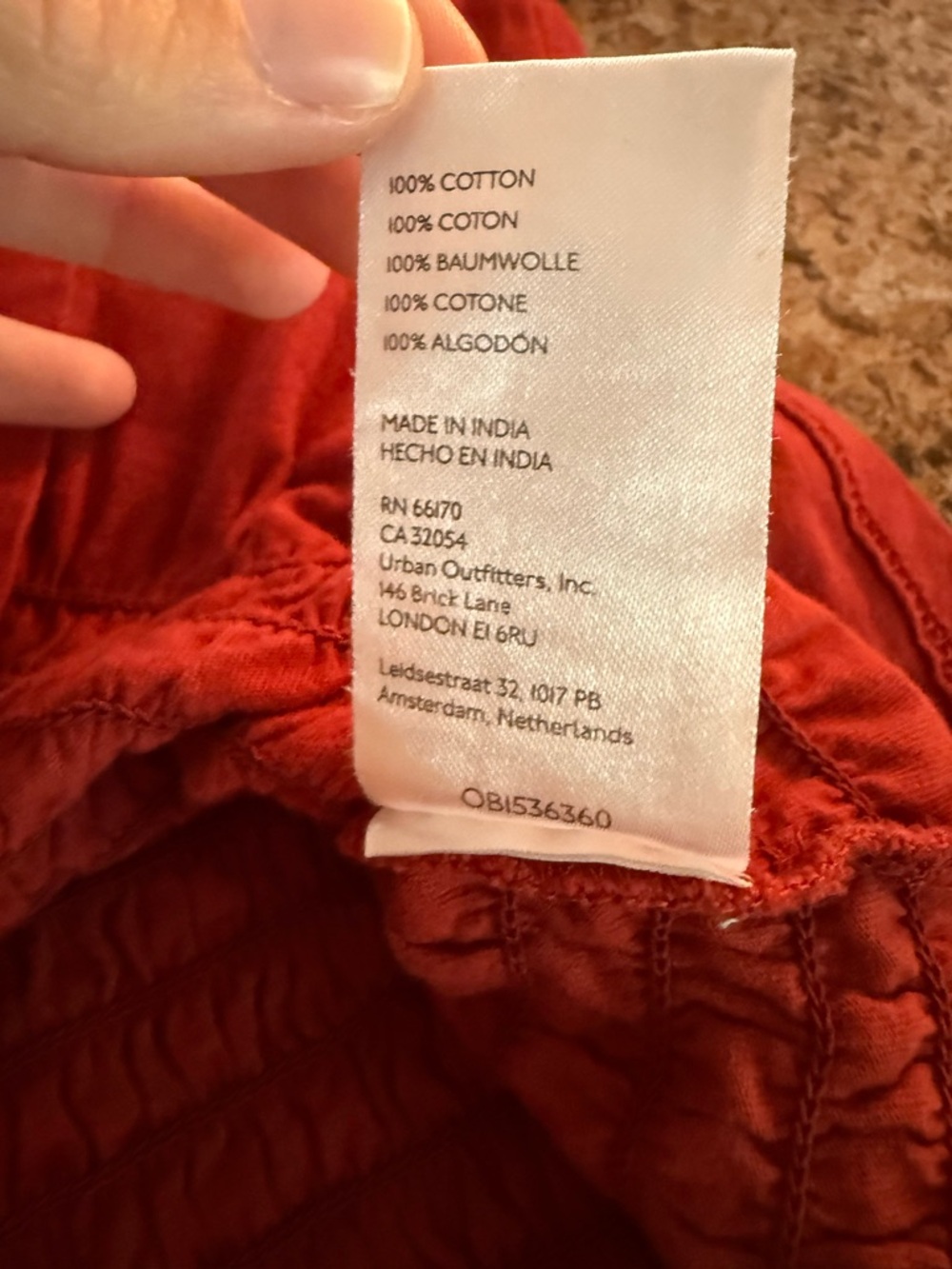 Anthropologie Maeve Red Smocked Peplum Tee Blouse Size Small Boho Festival - Picture 4 of 6